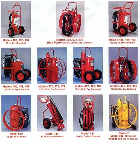 Wheeled fire equipment